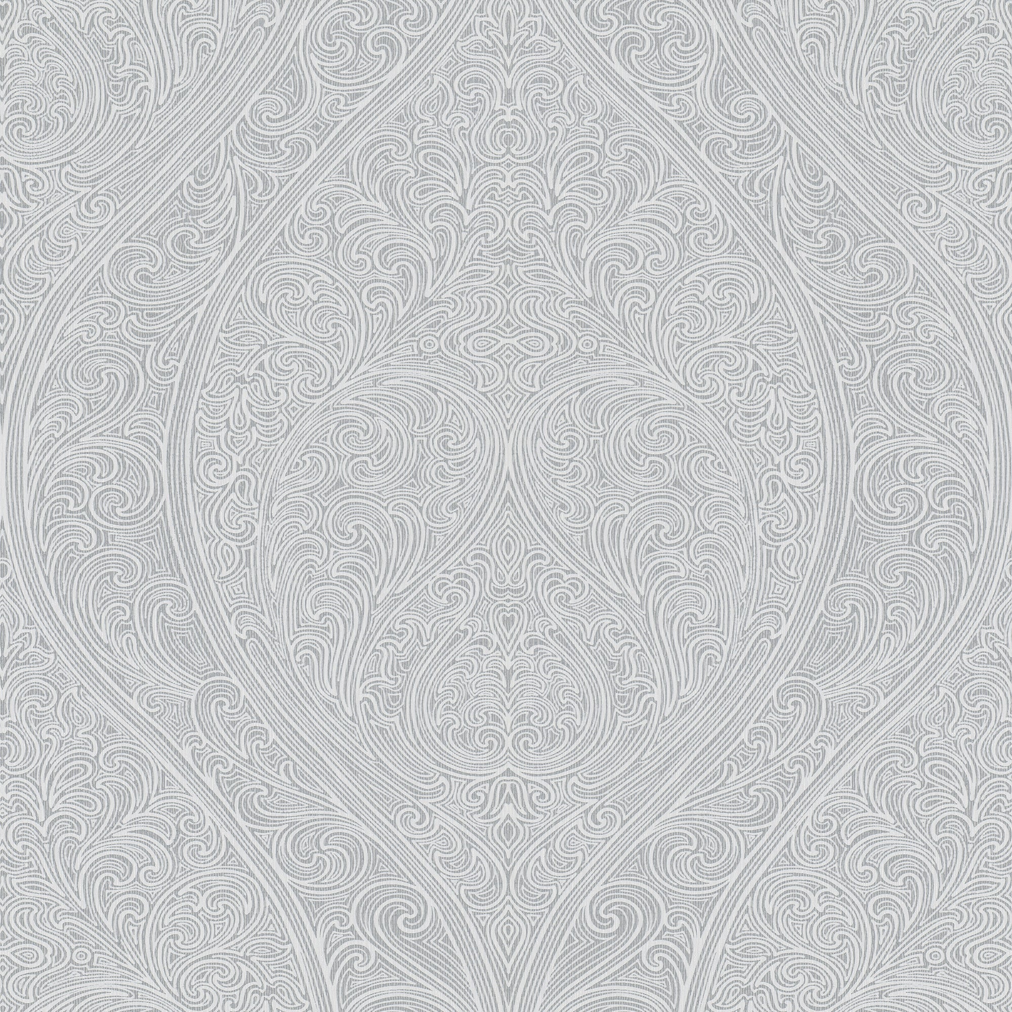 32980 Serene Art Nouveau Grey and White Wallpaper By Galerie