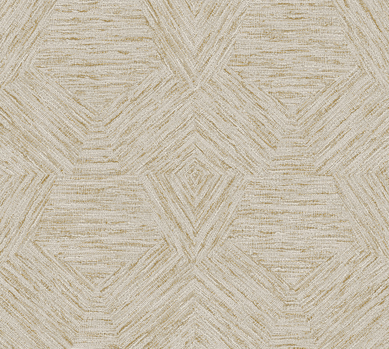 33042 Pentagono Antigua Straw Wallpaper By Arte