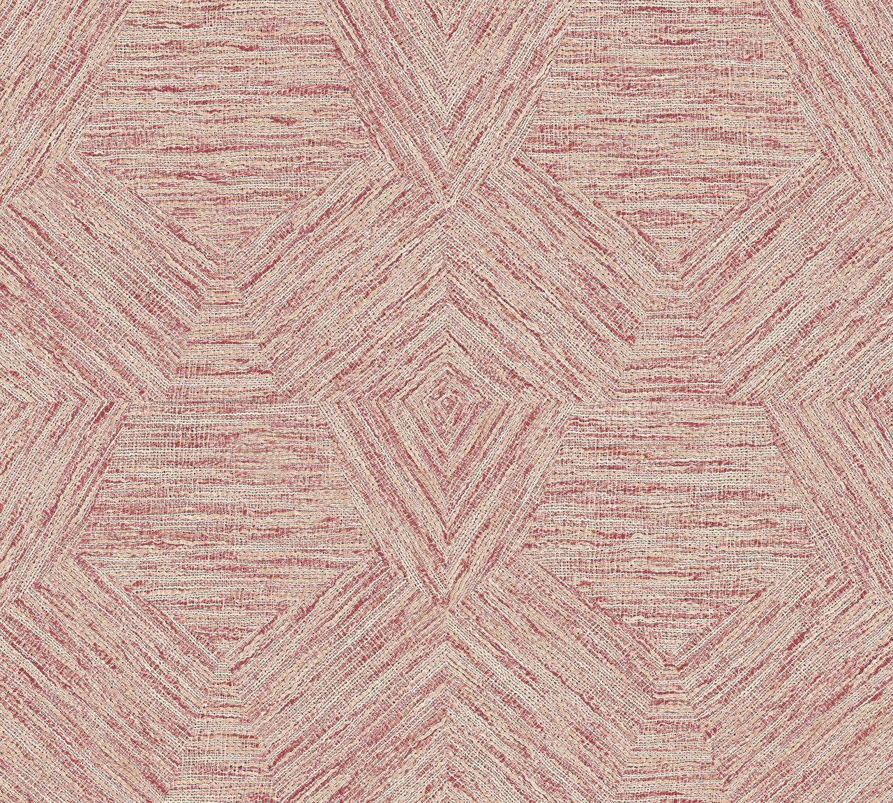 33046 Pentagono Antigua Fuchsia Wallpaper By Arte