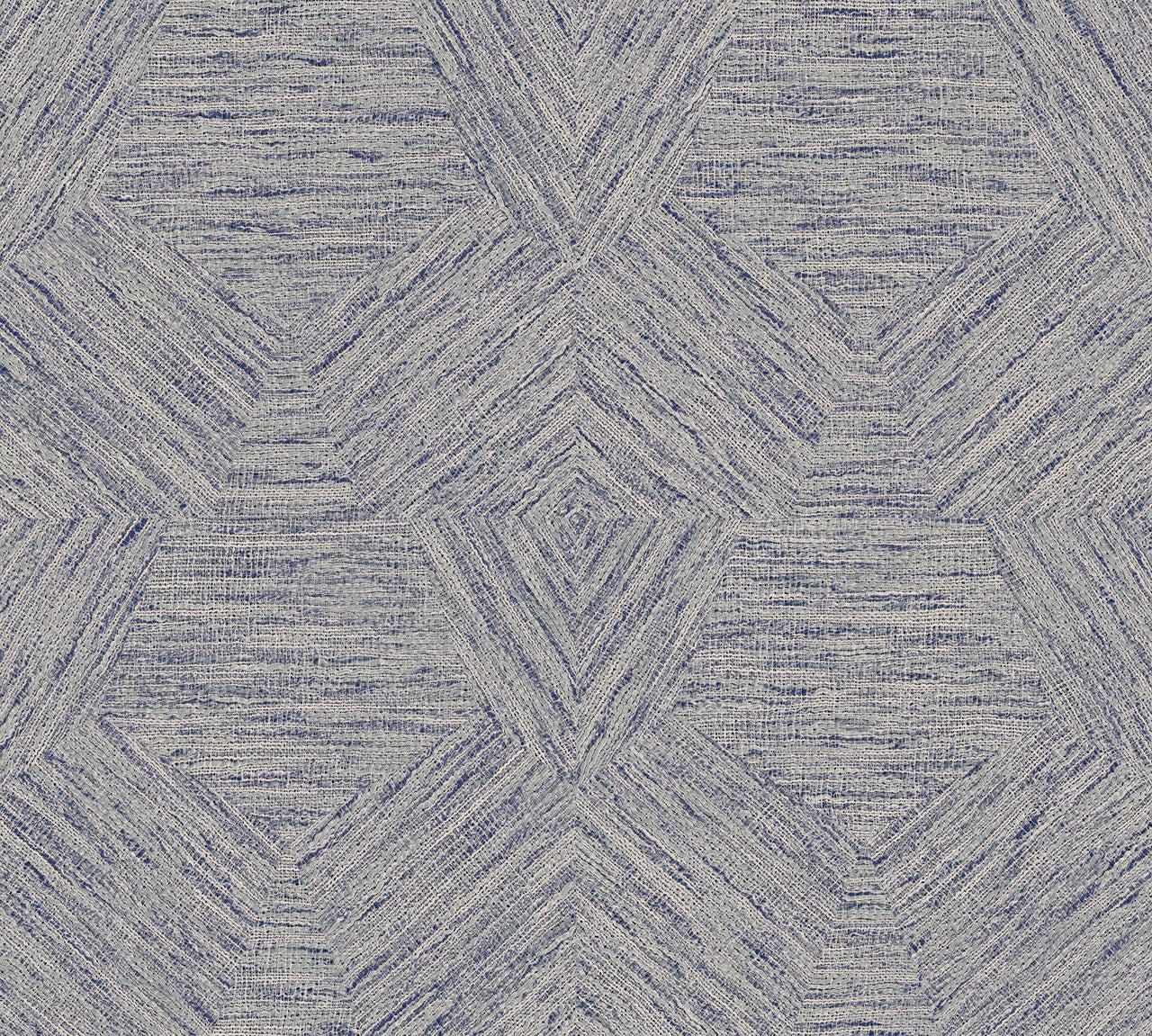 33049 Pentagono Antigua Denim Wallpaper By Arte