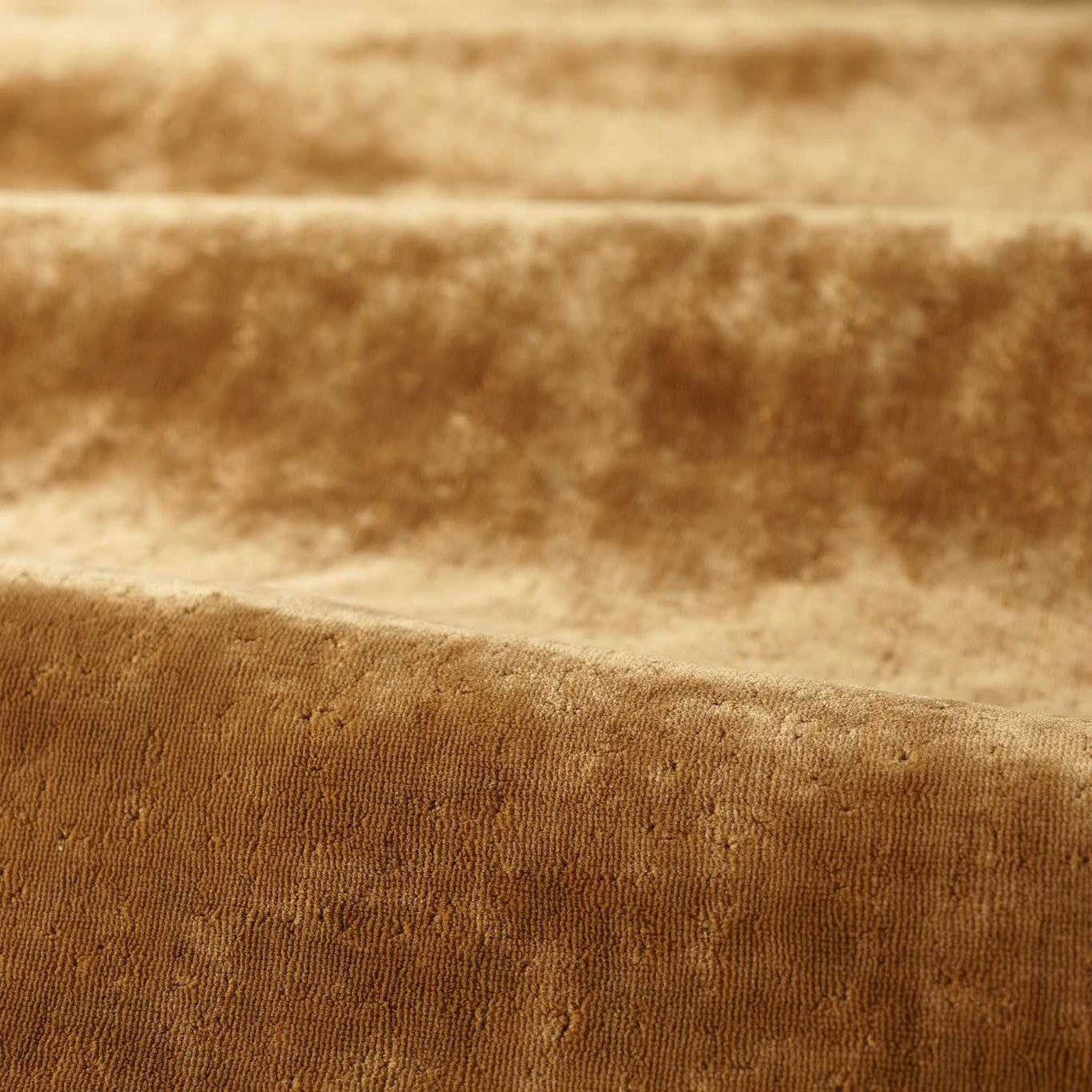 330785 Curzon Luxury Plains Amber Fabric by Zoffany