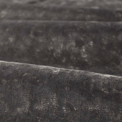 Curzon Luxury Plains Charcoal Fabric by Zoffany