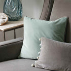 331613 Quartz Velvet Stockholm Blue Fabric by Zoffany