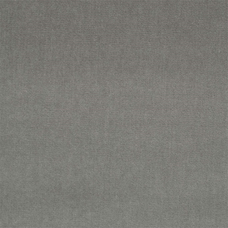 331619 Quartz Velvet Silver Fabric by Zoffany