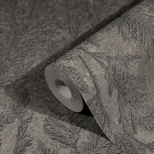 33209 Feathery Tree Natural Opulence Platinum Wallpaper By Galerie