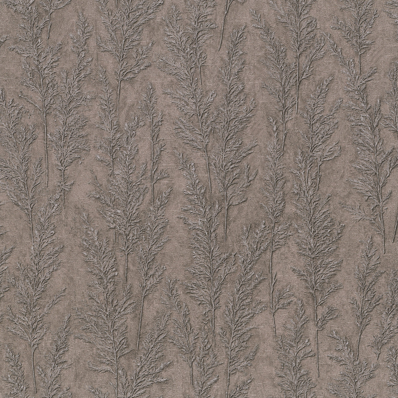 33210 Feathery Tree Natural Opulence Grey Wallpaper By Galerie