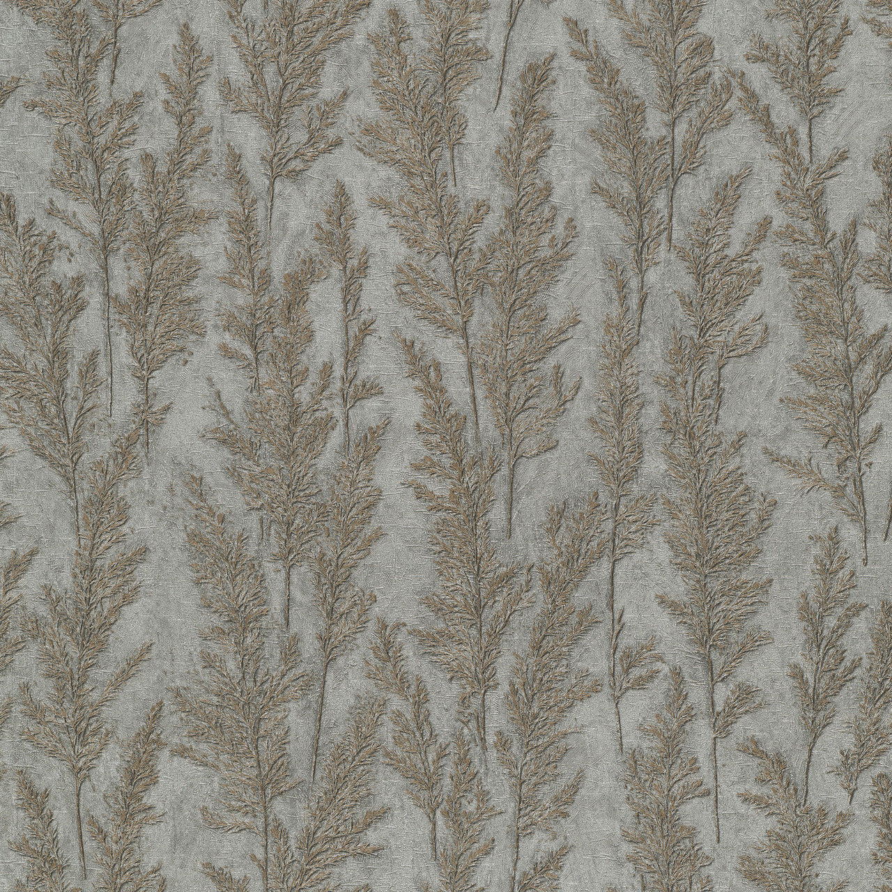 33212 Feathery Tree Natural Opulence Silver Wallpaper By Galerie