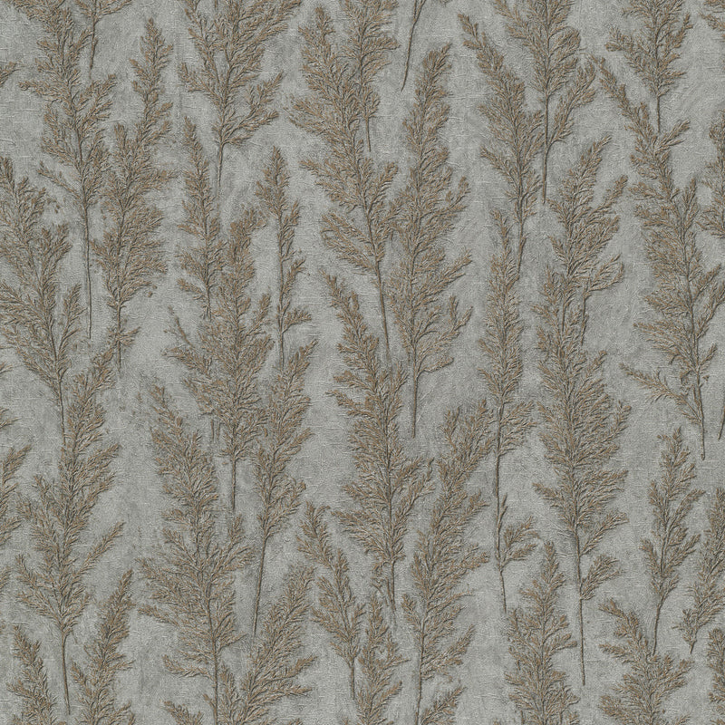 33212 Feathery Tree Natural Opulence Silver Wallpaper By Galerie
