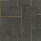 33223 Wood Block Natural Opulence Black Wallpaper By Galerie