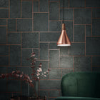 33224 Wood Block Natural Opulence Anthracite Wallpaper By Galerie