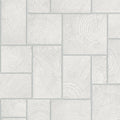 Wood Block Natural Opulence White and Grey Wallpaper By Galerie