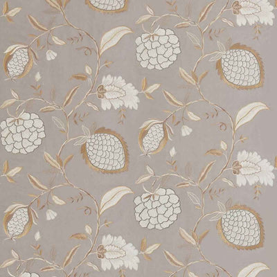 Pomegranate Tree Kensington Walk Platinum Fabric by Zoffany
