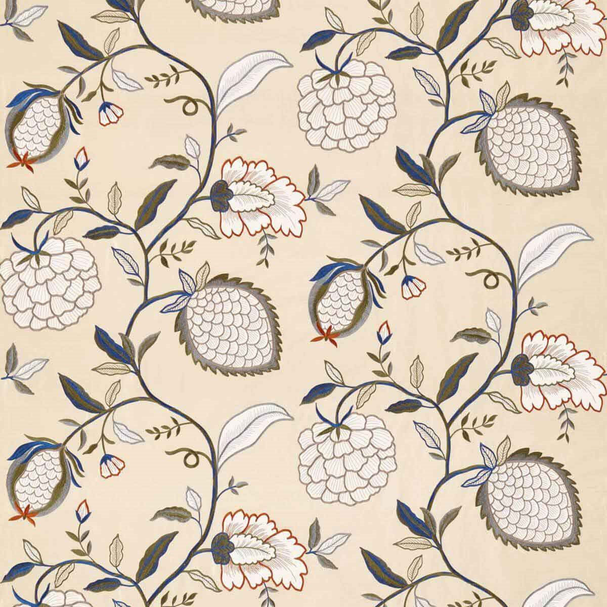 332346 Pomegranate Tree Kensington Walk Indienne Fabric by Zoffany