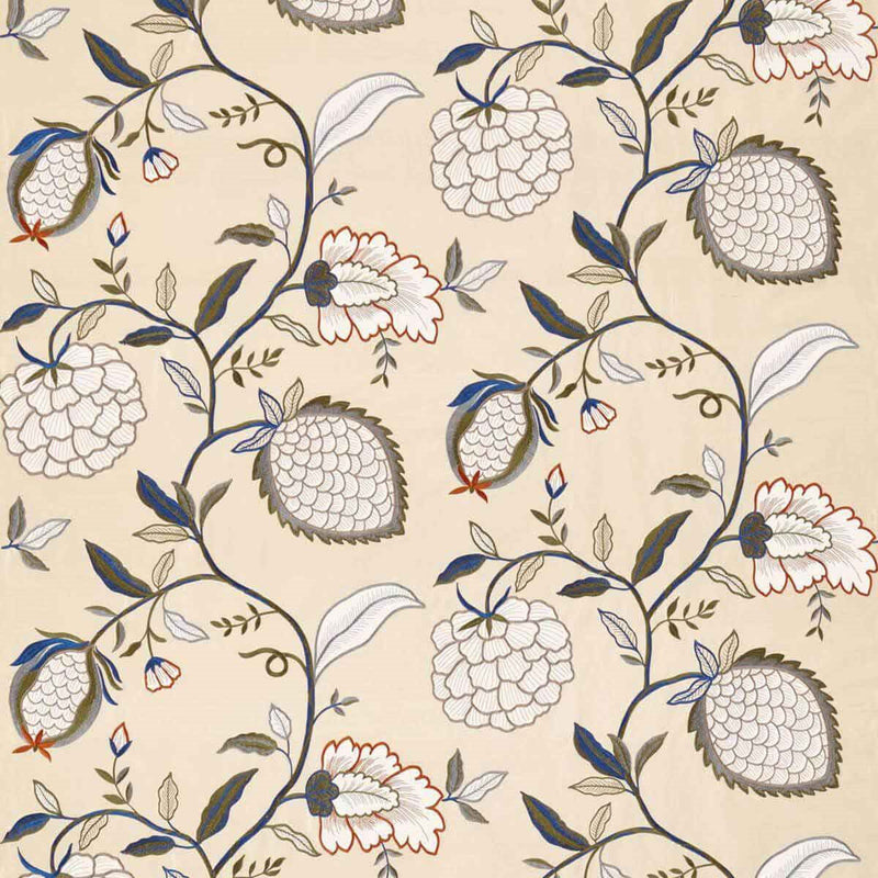 332346 Pomegranate Tree Kensington Walk Indienne Fabric by Zoffany