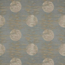 332459 Moon Silk Kensington Walk Blue Grey Fabric by Zoffany