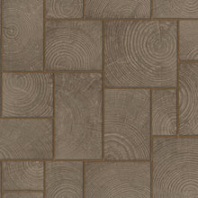 33251 Wood Block Natural Opulence Brown Wallpaper By Galerie
