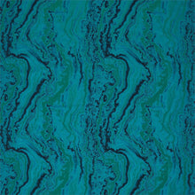 332664 Serpentine Phaedra Blue Malachite Fabric by Zoffany