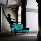 332664 Serpentine Phaedra Blue Malachite Fabric by Zoffany