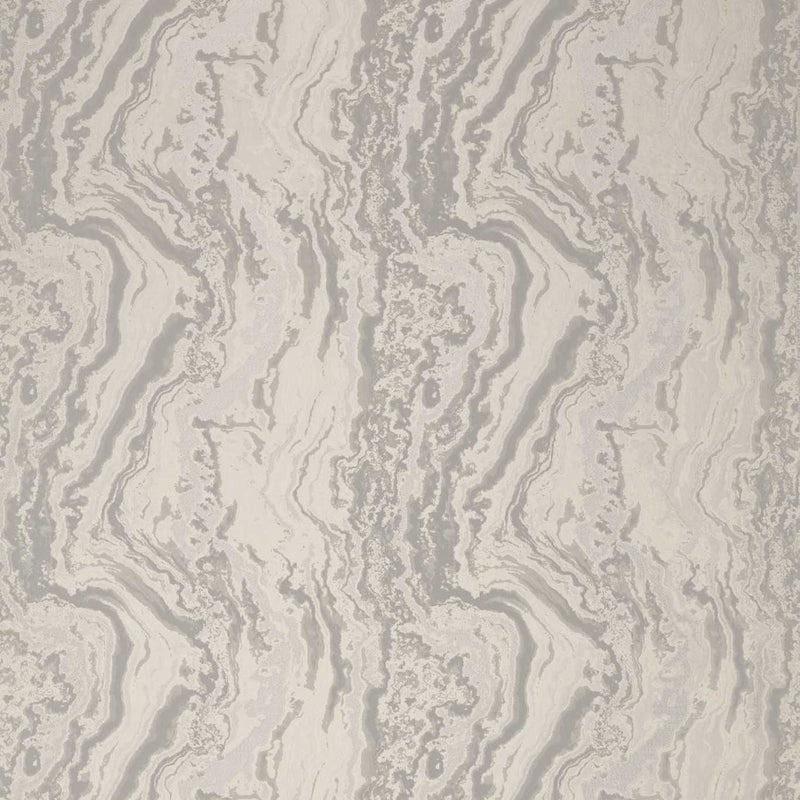 332668 Serpentine Phaedra Platinum White Fabric by Zoffany