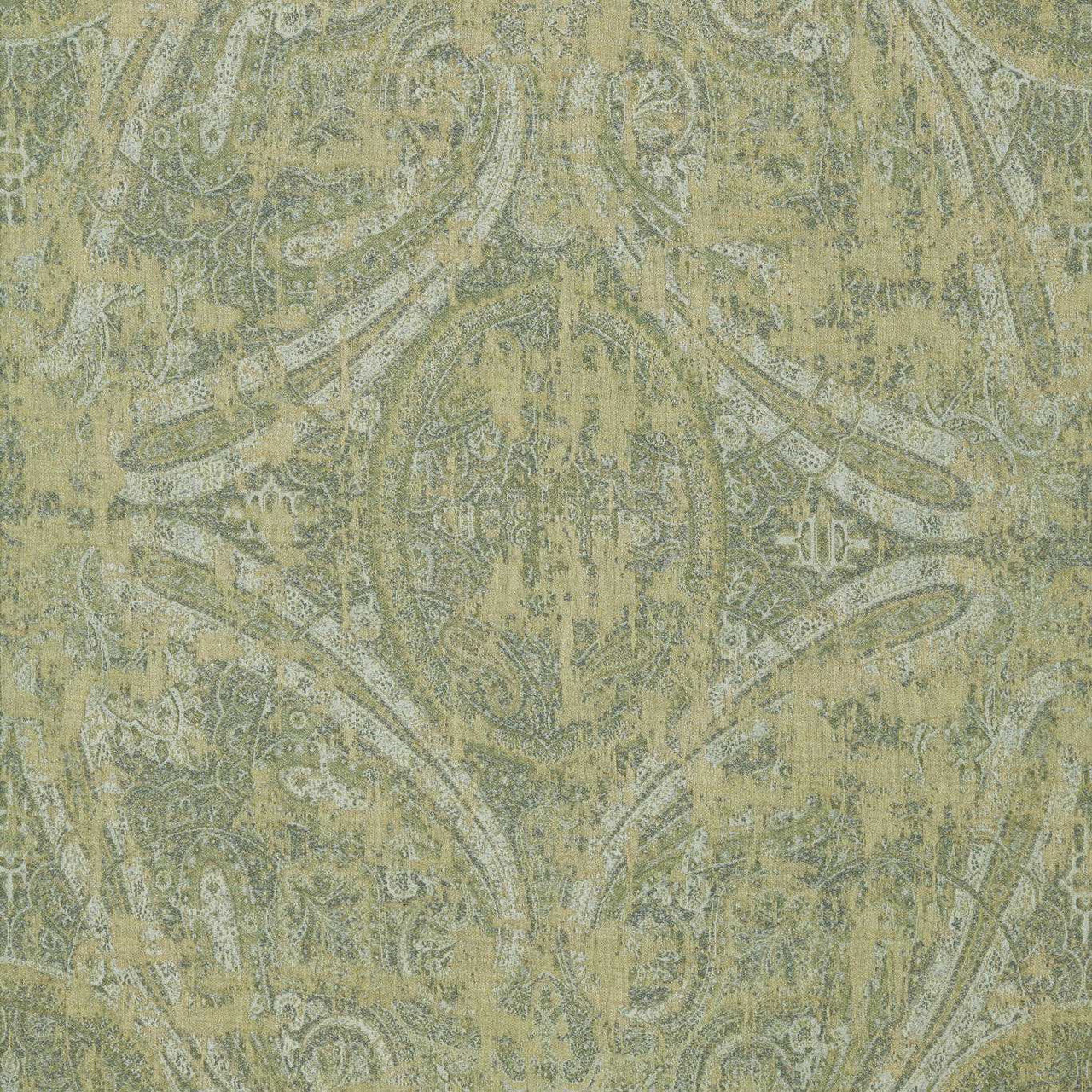 332802 Elswick Paisley Rare Textiles Moss Fabric by Zoffany