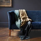 332838 Zoffany Chenille Luxury Plains Walnut Fabric by Zoffany