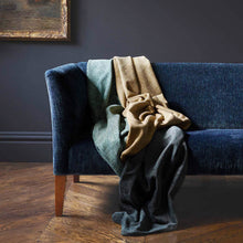 332838 Zoffany Chenille Luxury Plains Walnut Fabric by Zoffany