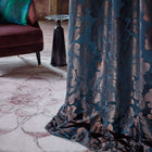 332879 Acantha Silk The Muse Prussian Blue Fabric by Zoffany