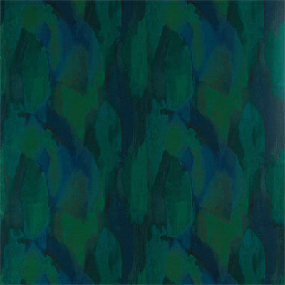 Hepworth The Muse Blue Malachite Fabric by Zoffany