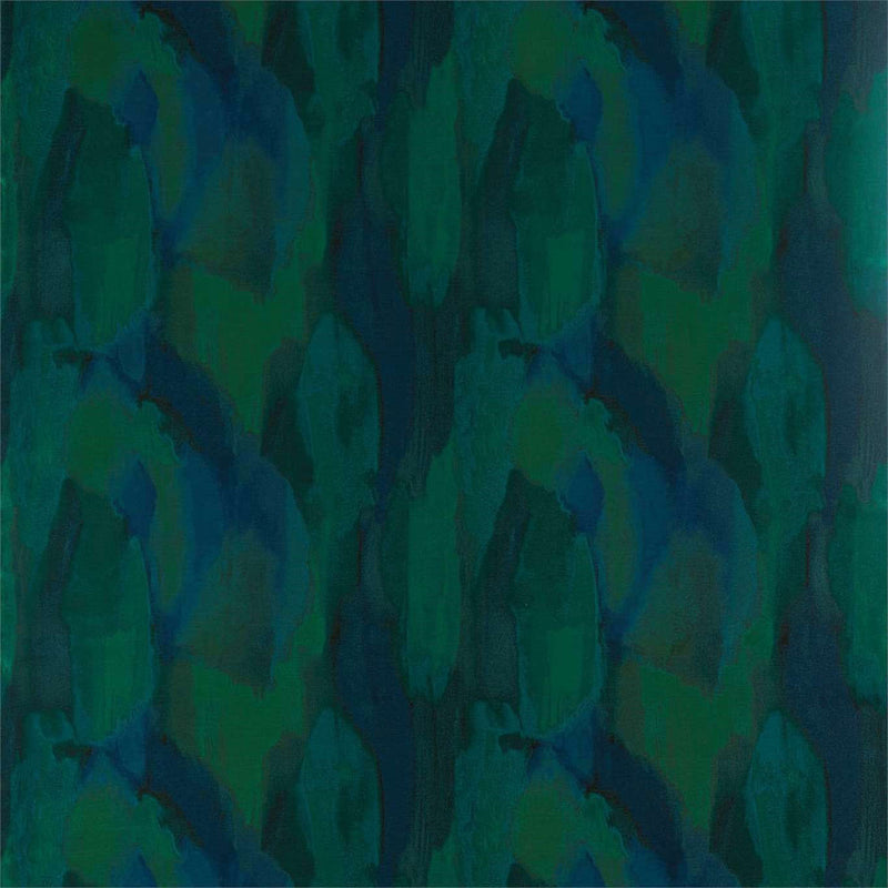 332899 Hepworth The Muse Blue Malachite Fabric by Zoffany