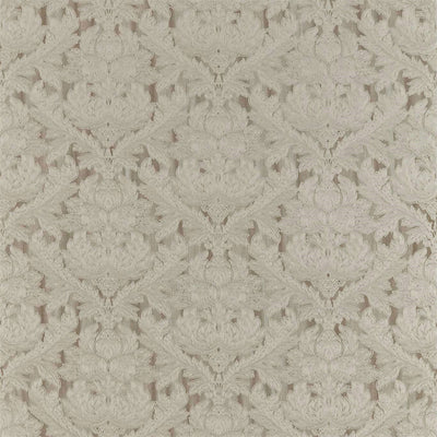 Heiress Damask Darnley Stone Fabric by Zoffany