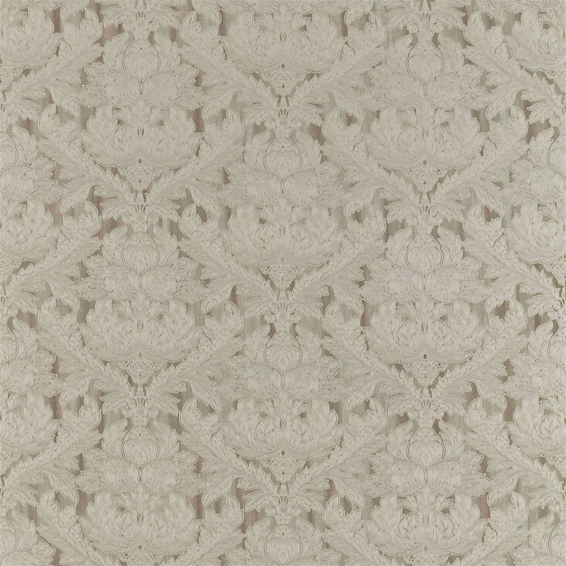 332971 Heiress Damask Darnley Stone Fabric by Zoffany