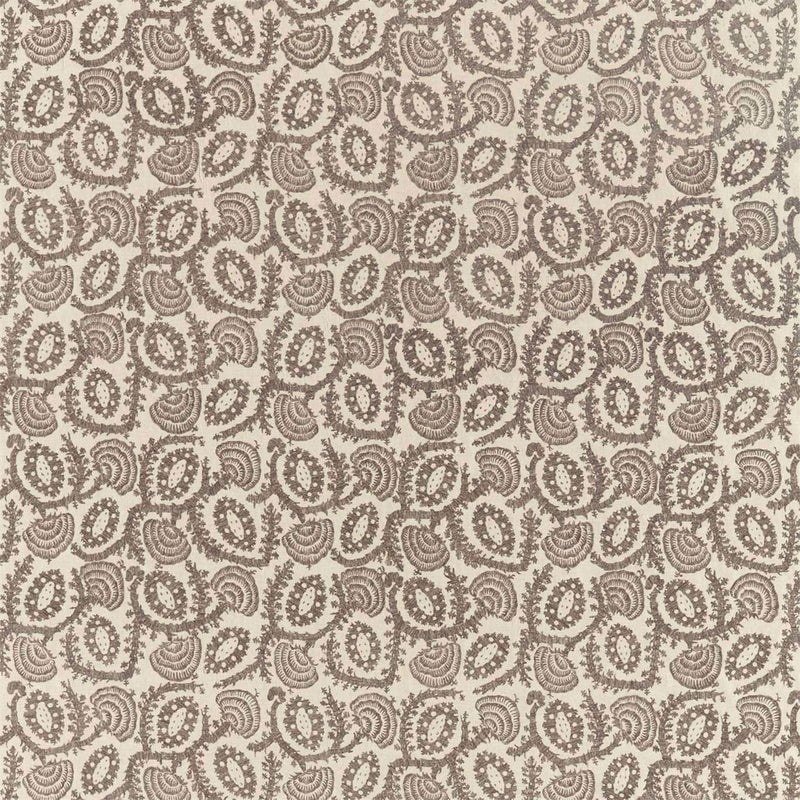 322980 Suzani Embroidery Darnley Zinc/Mousseux Fabric by Zoffany