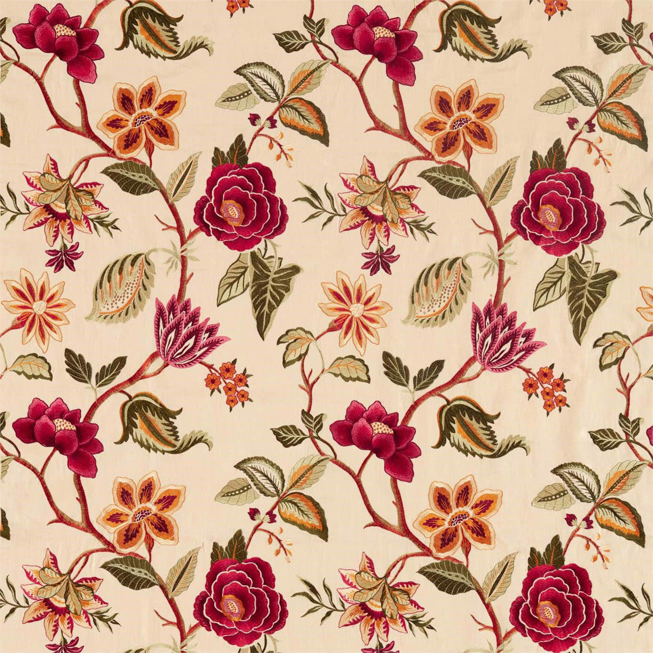 332981 Anjolie De Novo Darnley Russet Fabric by Zoffany