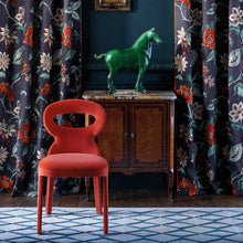 332982 Anjolie De Novo Darnley Amber/Ink Fabric by Zoffany