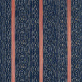 Lennox Stripe Darnley Indigo/Sunstone Fabric by Zoffany