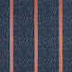 Lennox Stripe Darnley Indigo/Sunstone Fabric by Zoffany