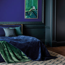 333008 Curzon Maze Lazuli Fabric by Zoffany