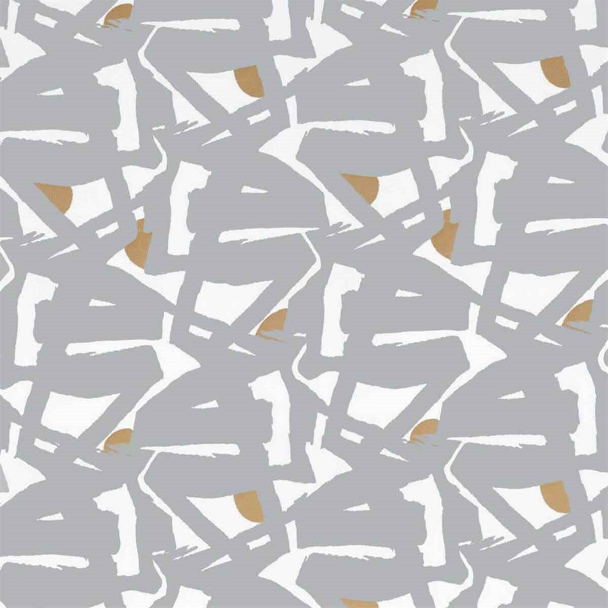 333013 Rakugaki Icons Quartz Grey Fabric by Zoffany