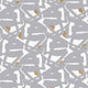 Rakugaki Icons Quartz Grey Fabric by Zoffany