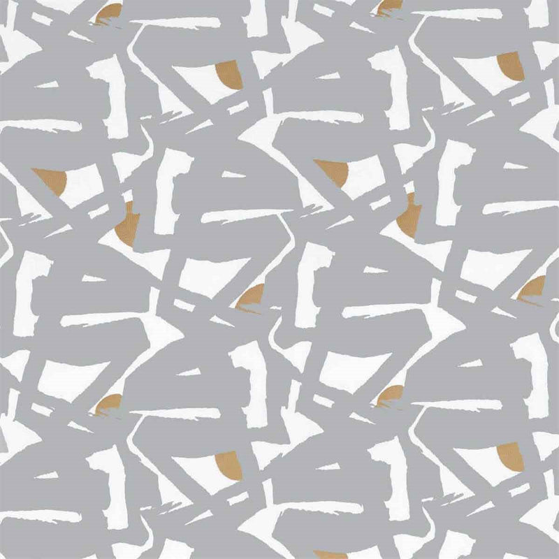 333013 Rakugaki Icons Quartz Grey Fabric by Zoffany