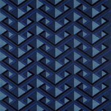 333022 Kuba Icons Lapis Fabric by Zoffany