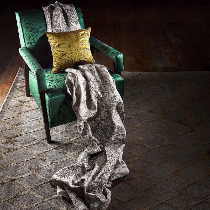 333026 Nootka Icons Tiger's Eye Fabric by Zoffany