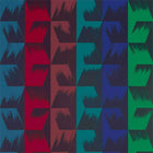 333030 Rhombi Stripe Icons Jewel Fabric by Zoffany