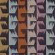 Rhombi Stripe Icons Mineral Fabric by Zoffany