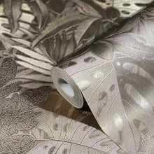 33303 Metallic Jungle Leaves The New Design Book Gold Wallpaper By Galerie
