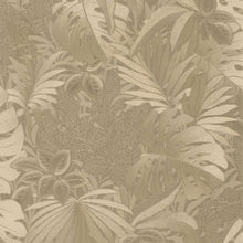 33303 Metallic Jungle Leaves The New Design Book Gold Wallpaper By Galerie