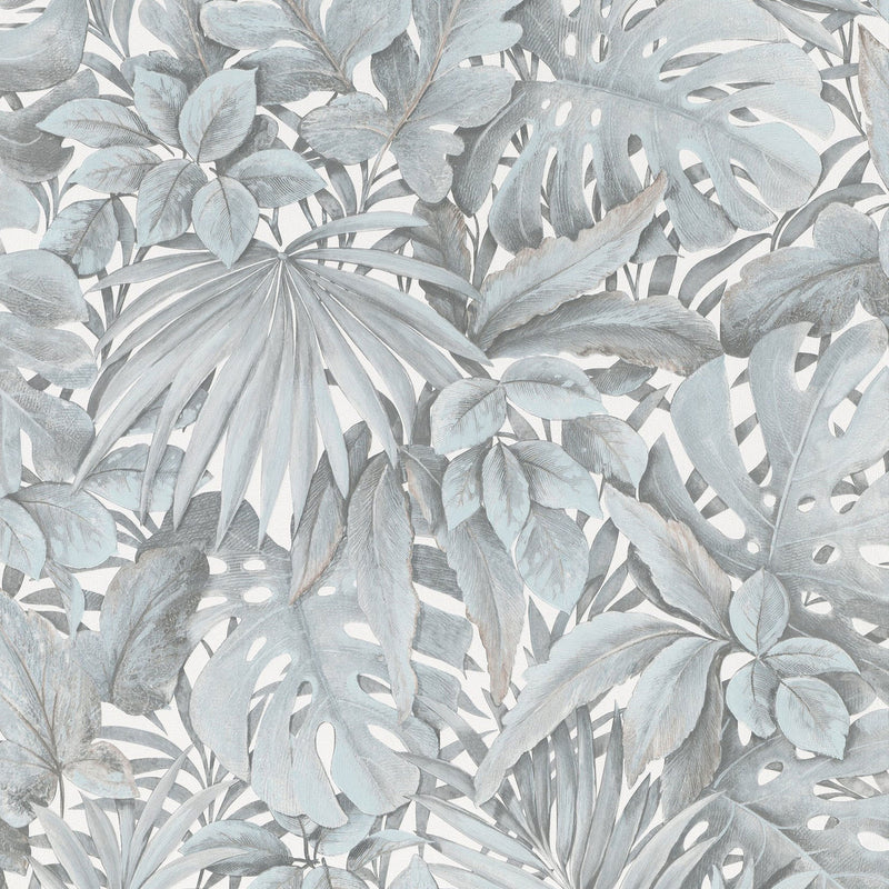 33306 Jungle Leaves The New Design Book White and Green Wallpaper By Galerie