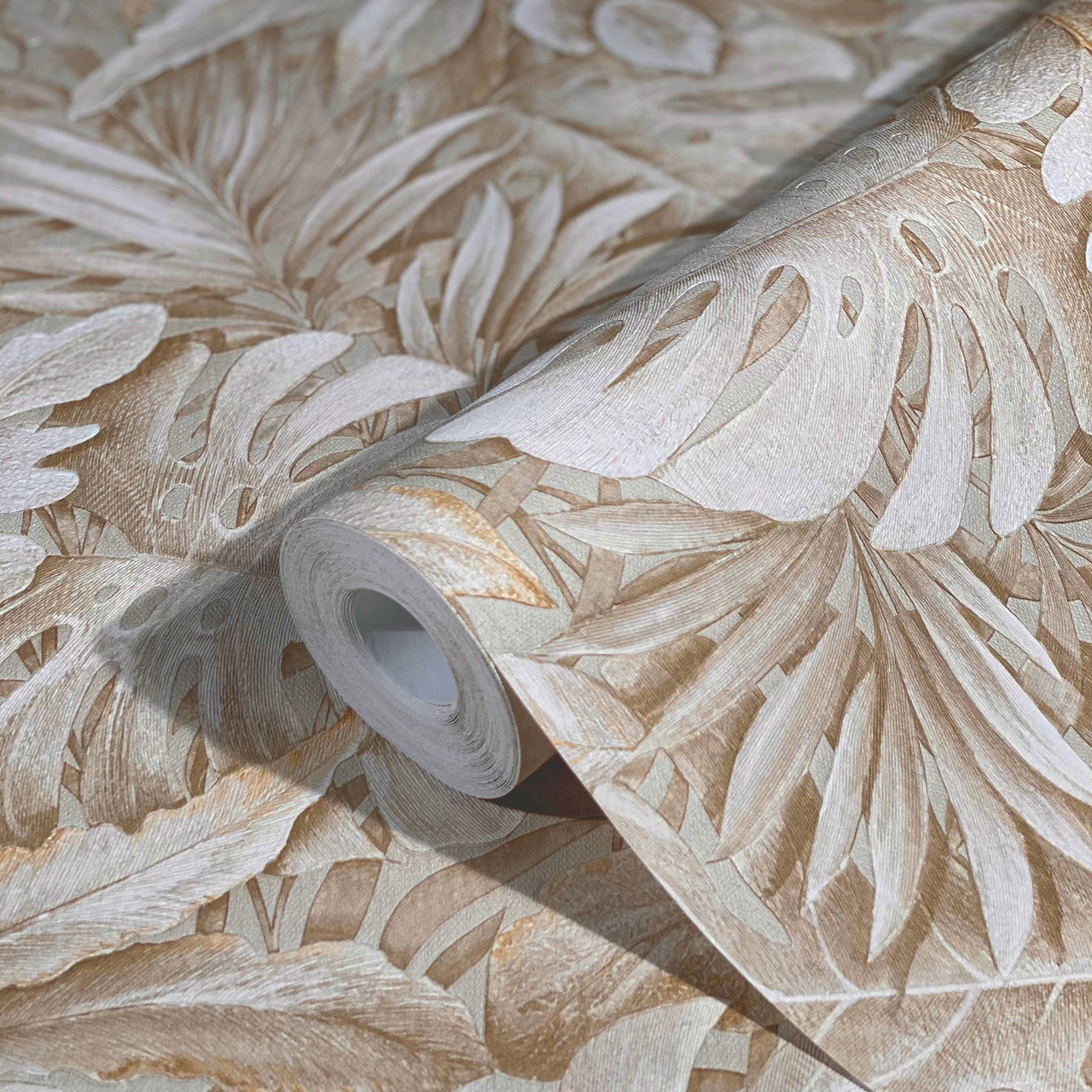 33307 Jungle Leaves The New Design Book Beige Wallpaper By Galerie