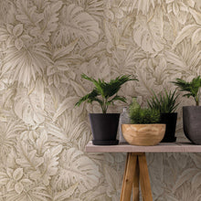 33307 Jungle Leaves The New Design Book Beige Wallpaper By Galerie