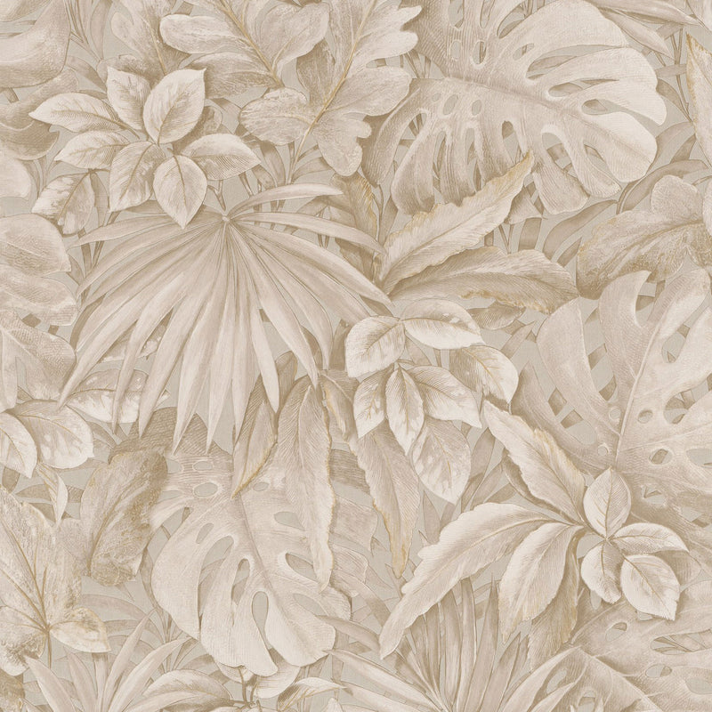 33307 Jungle Leaves The New Design Book Beige Wallpaper By Galerie